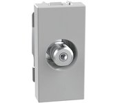 Toma coaxial tipo f sat bticino matixgo 1 módulo gris jg4202f