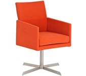 Tela para sillón cúbico naranja