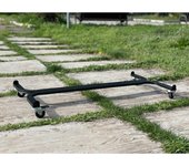 Carro planta speedy line rectangular cm 58x30 negro tecnokit