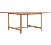 Vidaxl mesa de jardín de madera maciza de teca 150x150x76 cm