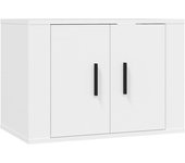Mueble tv de pared blanco 57x34,5x40 cm