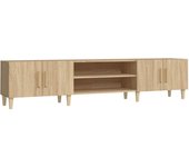 Mueble para tv madera contrachapada roble sonoma 180x31,5x40 cm