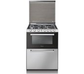 Candy trio 4gxnt/1 equipo combinado para la cocina plata