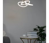 Plafón led de diseño de bucle circular - catania