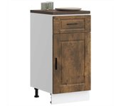 Maison exclusive - mueble bajo de cocina porto roble ahumado madera reconstituida