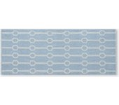 Alfombra pasillera pvc nido de abeja azul 70x165cm