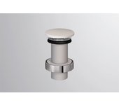 Válvula de vástago alape vt.2, 63x100x63mm, para lavabos sin rebosadero, 8304000000, color: blanco