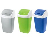 Tontarelli aurora cubo de basura con tapa abatible lt 50