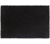 Felpudos 2 unidades fibra de coco negro 40x60 cm