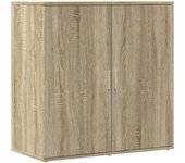 Aparador | aparador de comedor | armario de cocina de madera de ingeniería roble sonoma 79x38x80 cm cfw97201