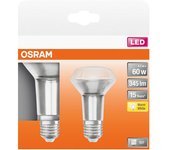 Osram ledsr6360 4,3w/827 230v gl e27 fs2 lampada 4.3 w, bianco, 2 unità (confezione da 1)