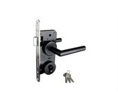 Juego completo de herrajes para puertas - cerraduras negras para puertas - por juego