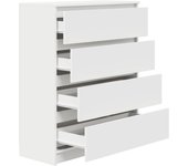 Aparador | aparador de comedor | armario de cocina madera de ingeniería blanco 80x35x99 cm cfw69968