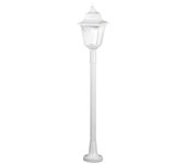 Baliza clásica rob ip44 e27 42w 1210mm cristal matizado blanco