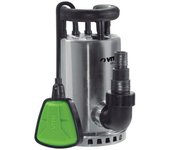 Bomba de drenaje agua clara 550w vitogarden aspirador agua de lluvia sótanos / piscinas cable acero inoxidable 10m