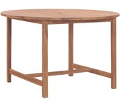 Mesa de comedor de jardín madera maciza de teca ø110x75 cm