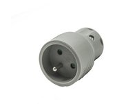 Enchufe eléctrico hembra de 2 polos + tierra, 16 a