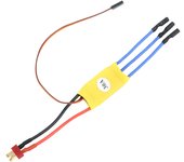Potente dron cuadricóptero esc sin escobillas con conector t de 30 a y 3,5 mm para un rendimiento mejorado, color amarillo