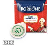 100 cápsulas de café borbone mezcla roja ese 44 mm filtro de papel monodosis sabor