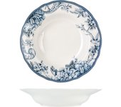 6x h&h kensington platos de porcelana, diseño azul ø 22,5 cm