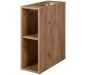 Estante de baño, negro mate, 20 x 57 x 46 cm