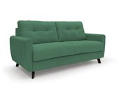 Callisto sofá cama convertible de tela suave e impermeable 188 cm (mat. 140x197) verde