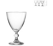H&h set 6 calici splendor in vetro cl 17