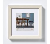 Marco de madera fiorito 30x30 cm, blanco