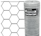 Malla de acero galvanizado hexagonal, 25mm x 1.50m
