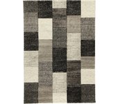 Alfombra ray black a astratto multicolore, l 200 x l 57 cm