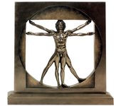 By sigris figura el hombre de vitruvio figuras bronce colección clásico signes grimalt decor and go