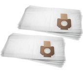Vhbw 10x bolsa compatible con milwaukee as 250 ecp, as 30/42, as500elcp aspiradora - vellón micro, 27,9 cm x 64,3 cm blanco