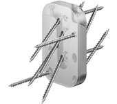 Soportes ocultos para vigas 50 x 80 mm para conexión ciega de vigas - por juego