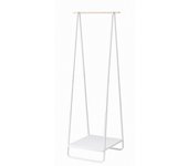 Perchero de metal y madera - h140 cm