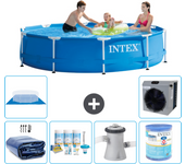 Paquete de piscina - intex - alrededor - 305x305x76 cm + accesorios a1492