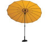 Parasol efecto paraguas compuesto de 16 varillas