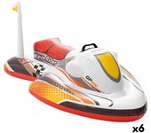 Figura hinchable para piscina intex wave rider moto 117 x 58 x 77 cm (6 unidades)