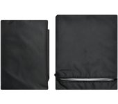 Funda impermeable para parrilla de barbacoa, resistente a los rayos uv, para exteriores, protector contra la lluvia y para estufa de jardín (147 x 61