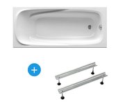 Ravak vanda ii bañera acrílica derecha con patas 170 x 70 cm, blanco (cp21000000-set)