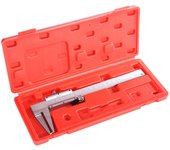 Regla de acero portátil para interiores, calibrador vernier de 0 a 150 mm, herramienta de medición para exteriores de acero al carbono
