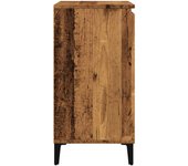 Aparador | aparador de comedor | armario de cocina de madera contrachapada envejecida 60x35x70 cm cfw35567
