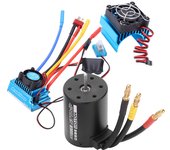 3650 2300kv impermeable 4 polos motor sin escobillas 45a esc conjunto combinado de disipador de calor
