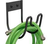 Soporte para manguera de jardín soporte para manguera de agua, gancho para manguera montado en la pared, colgador resistente para manguera