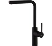 Ramon soler grifo de fregadero de cocina monomando con caño alto recto negro mate con sistema s2 de ahorro de agua serie drako