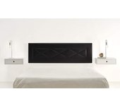 Cabecero tapizado r55 | color negro | medida: 105 cm