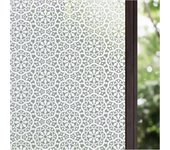 (44,5 x 500 cm) película electrostática anti-mirones adhesiva para ventanas, película opaca para privacidad, vidrio esmerilado, decorativa para baño