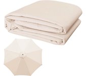 Funda de paraguas de exterior con 8 ballenas, funda de paraguas 3 m, anti-ultravioleta ,beige