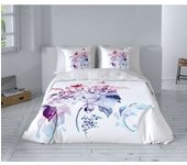 Juego de funda nórdica hosteline kobe azul cama de 135 3 piezas
