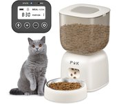 Dispensador automático de comida seca para perros y gatos, 3l, comedero automático para perros y gatos, puede alimentar 4 comidas al día