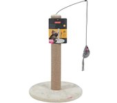 Zolux rascador para gatos con juguete - beige